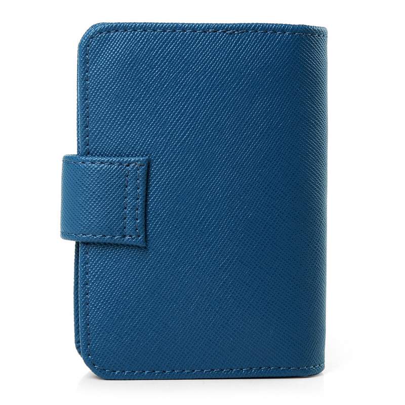 Knockoff Prada Real Leather Wallet 1138 blue